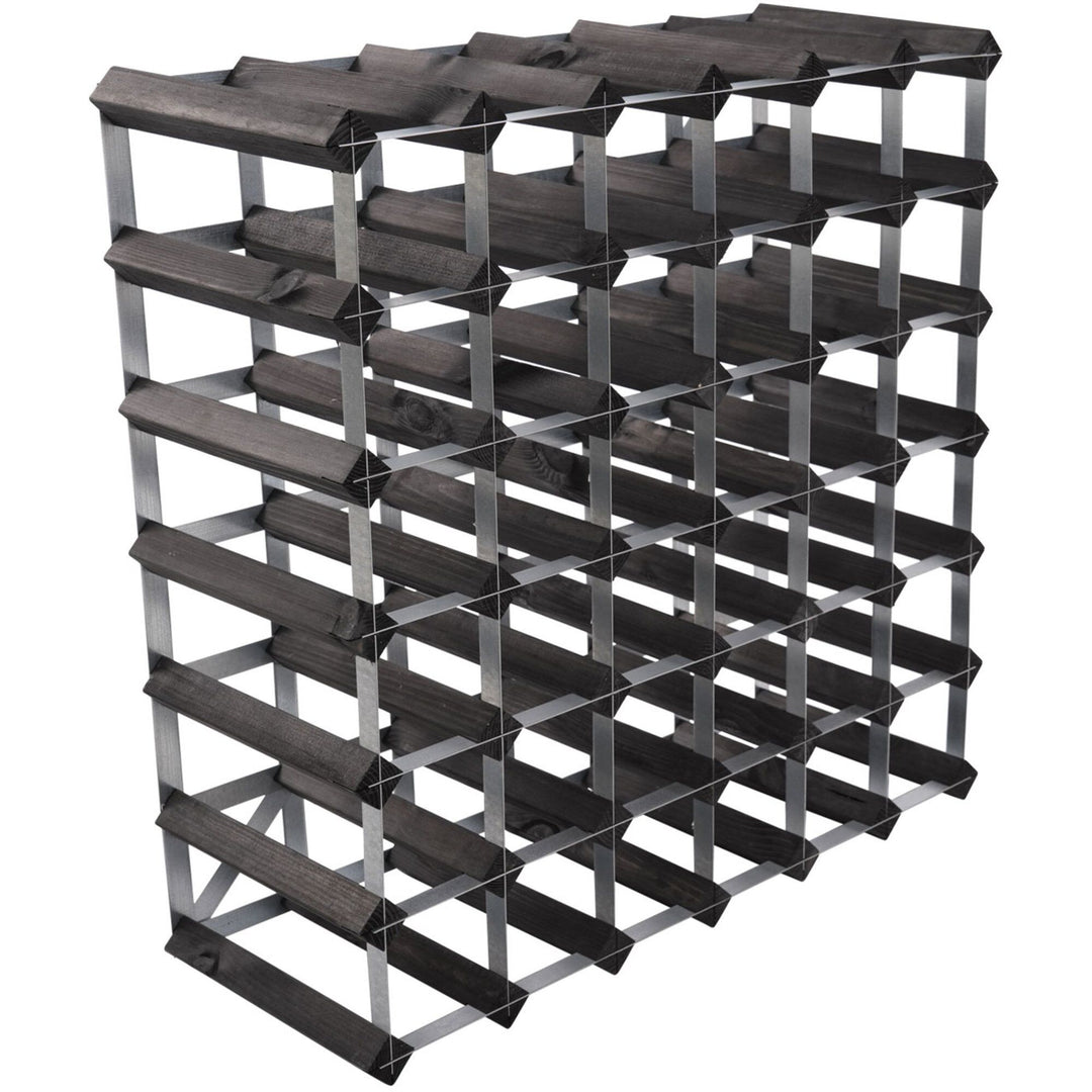 Traditional wine rack Traditional wine rack Vinstativ Black Ash 42 Flasker – close-up (Vinstativ)