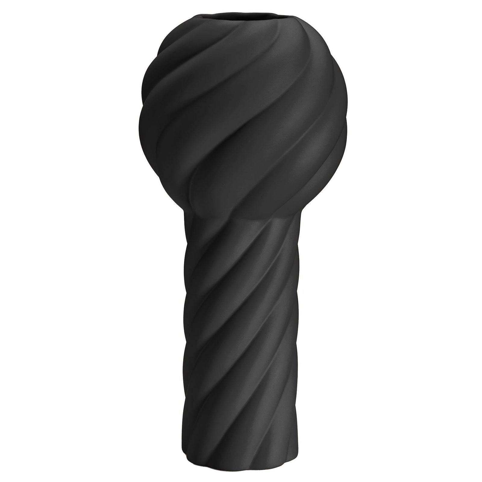 Cooee design Cooee design Twist Pillar Vase 34 cm, sort ❤ produktbillede (Vase)