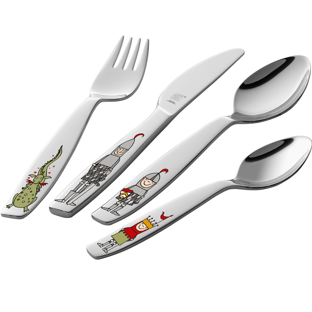 Zwilling Zwilling Riddaren Eckbert børneservice 4 dele, rustfrit stål ❤ produktbillede i kategorien Børneservice
