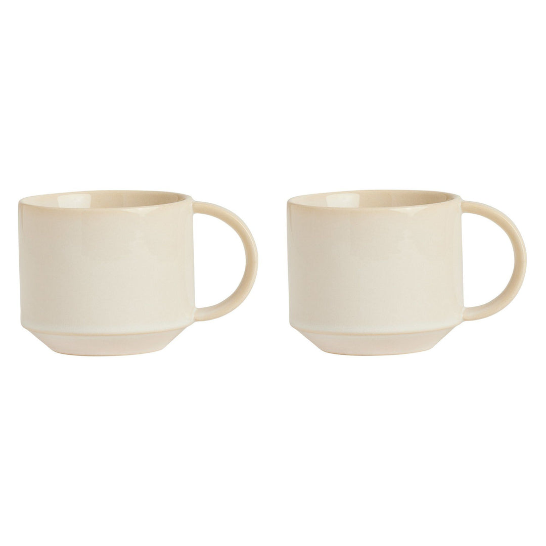 Oyoy living design Oyoy living design Yuka kop, offwhite, pakke med 2 ❤ detaljebillede (Krus)