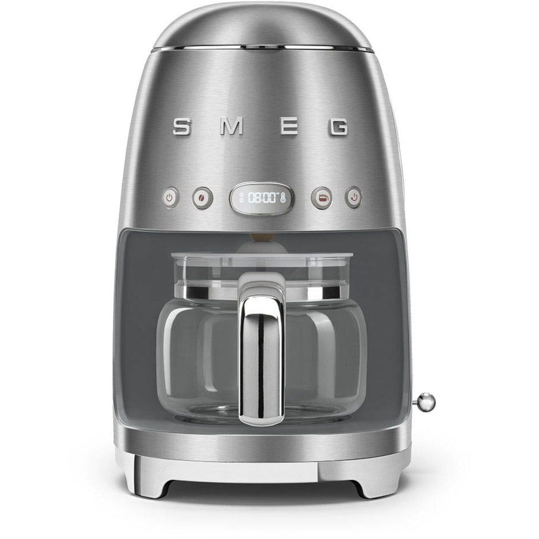Smeg Smeg Retro kaffemaskine, DCF02SSEU ❤ vinkelbillede (Kaffemaskiner)