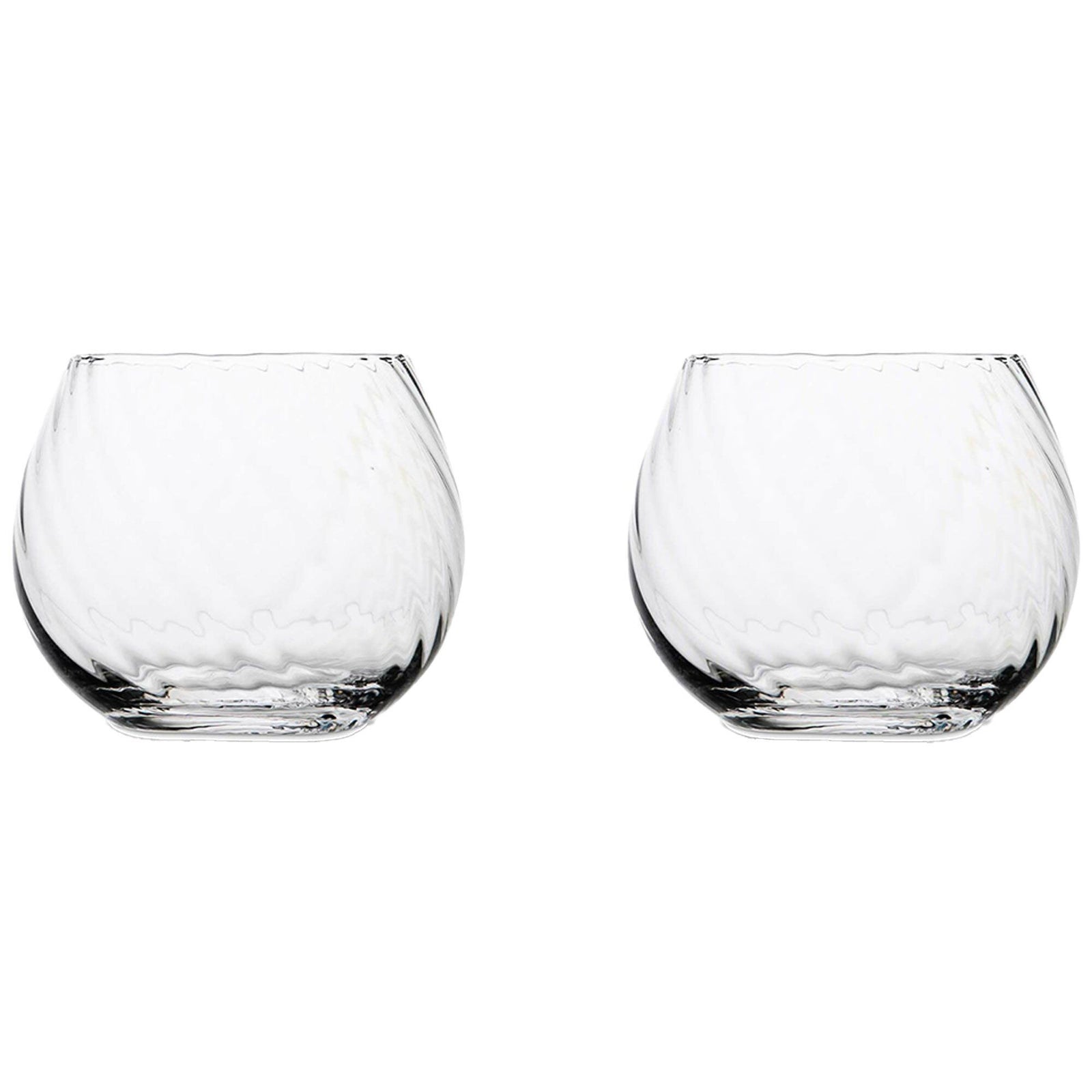 Byon Byon Opacity vandglas 22 cl, klar, 2-pack ❤ produktbillede (Glas)