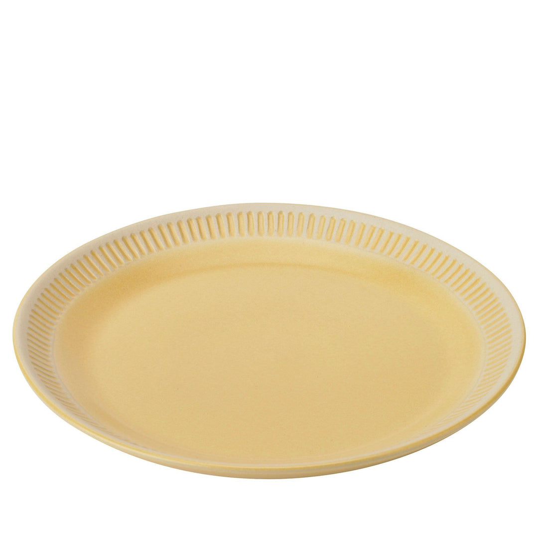 Knabstrup Knabstrup Colorit tallerkener 22 cm, yellow – produktfoto (Tallerkensæt)