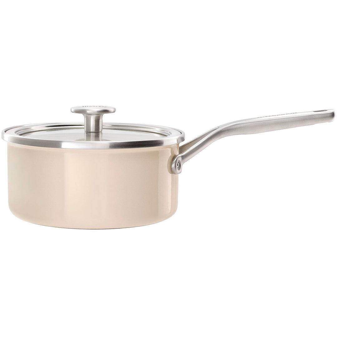 Kitchenaid Kitchenaid Cookware Collection Kasserolle m/låg 18 cm. mandel ❤ produktbillede (Kasserolle)