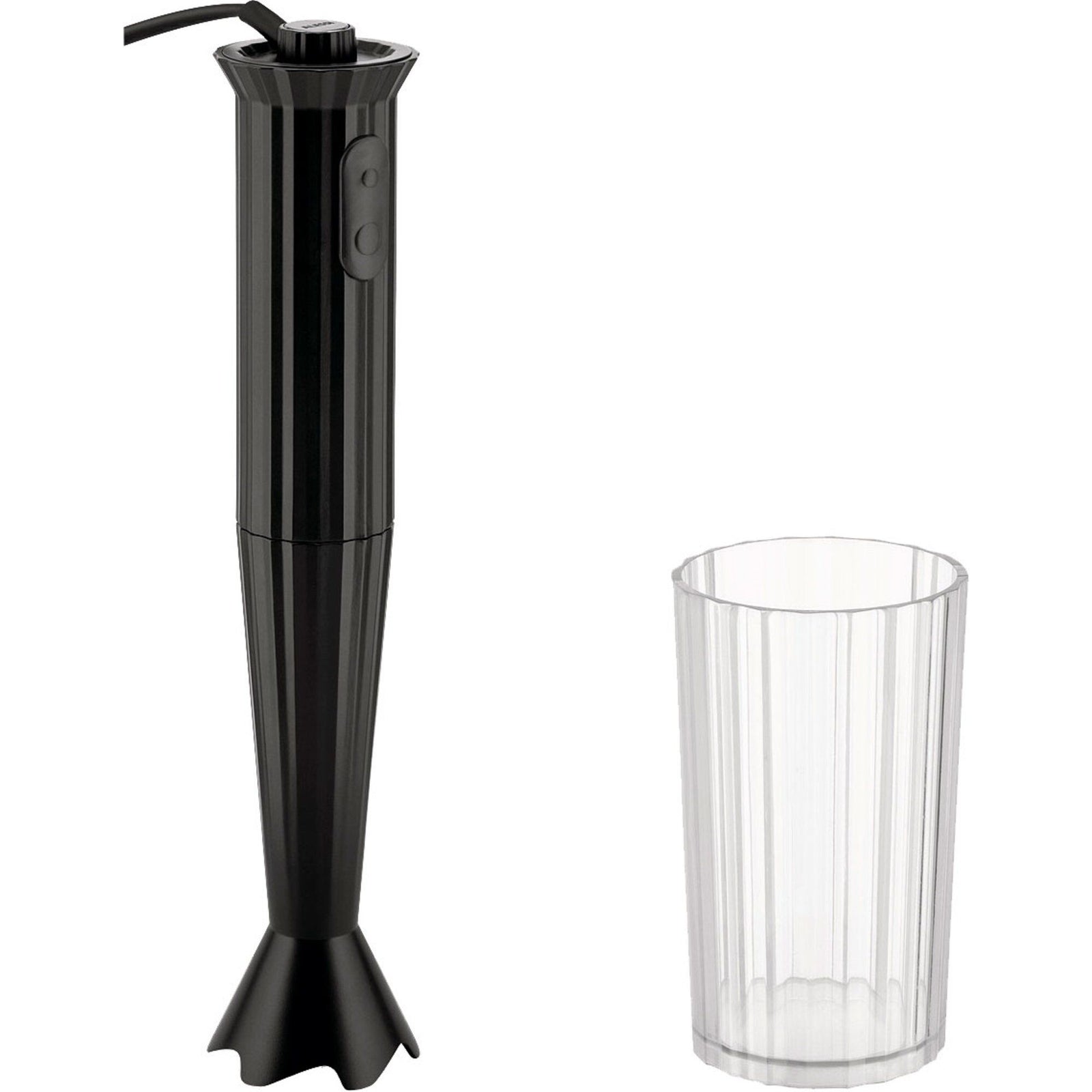 Alessi Alessi MDL10 Plissé stavblender, sort – billede i brug (Stavblender)