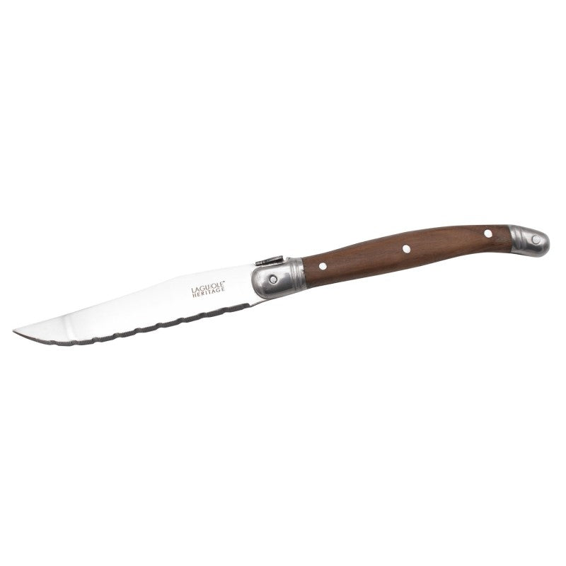 Produktbillede af Laguiole Heritage Knive Valnød 6 stk. i premium kvalitet