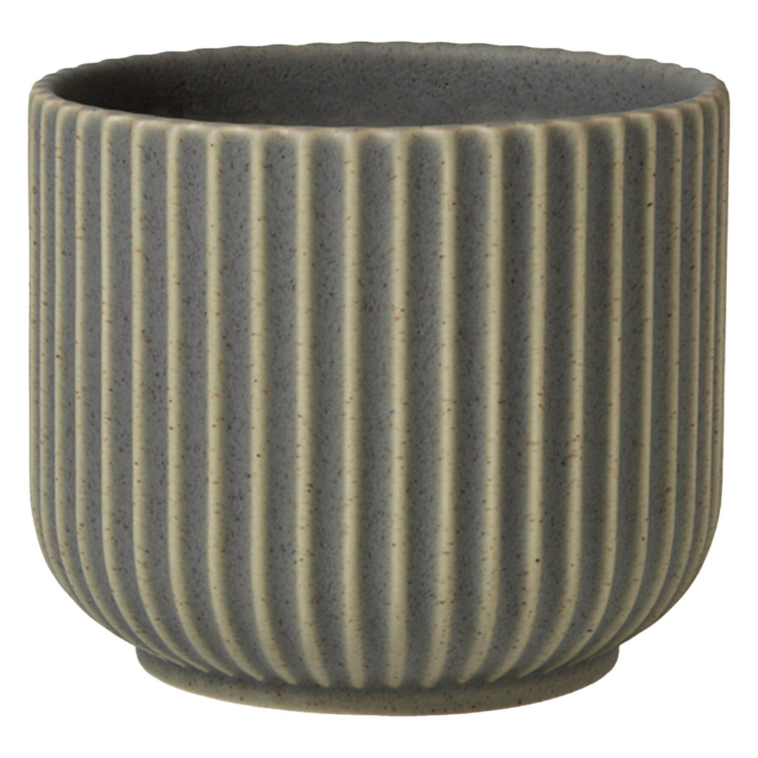 Lyngby porcelæn Lyngby porcelæn Urtepotte mellem, olivengrøn ❤ produktbillede (Urtepotte)