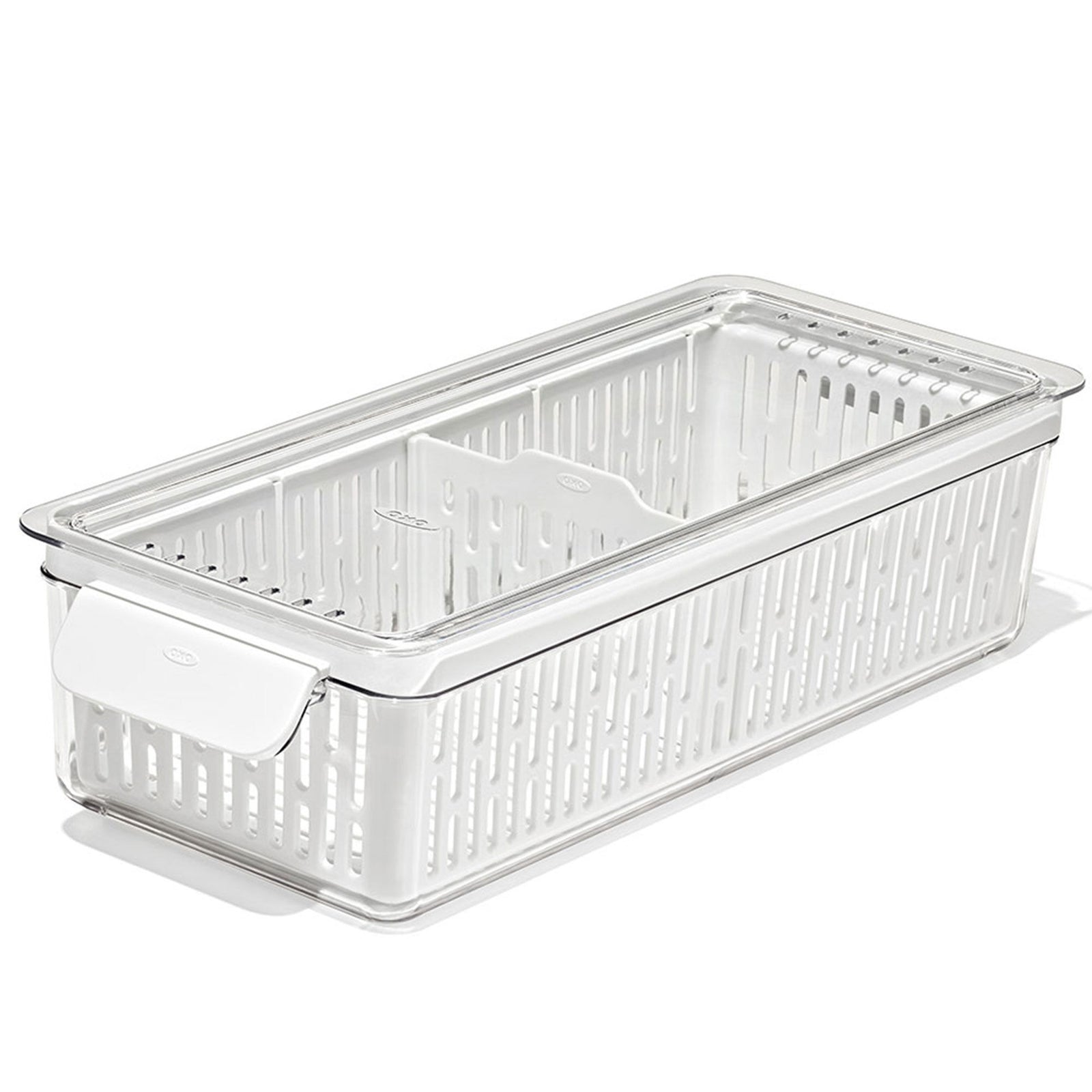 Oxo OXO Produce Saver grøntsagsbeholder long – vinkelbillede (Krydderi/ urtebeholder)