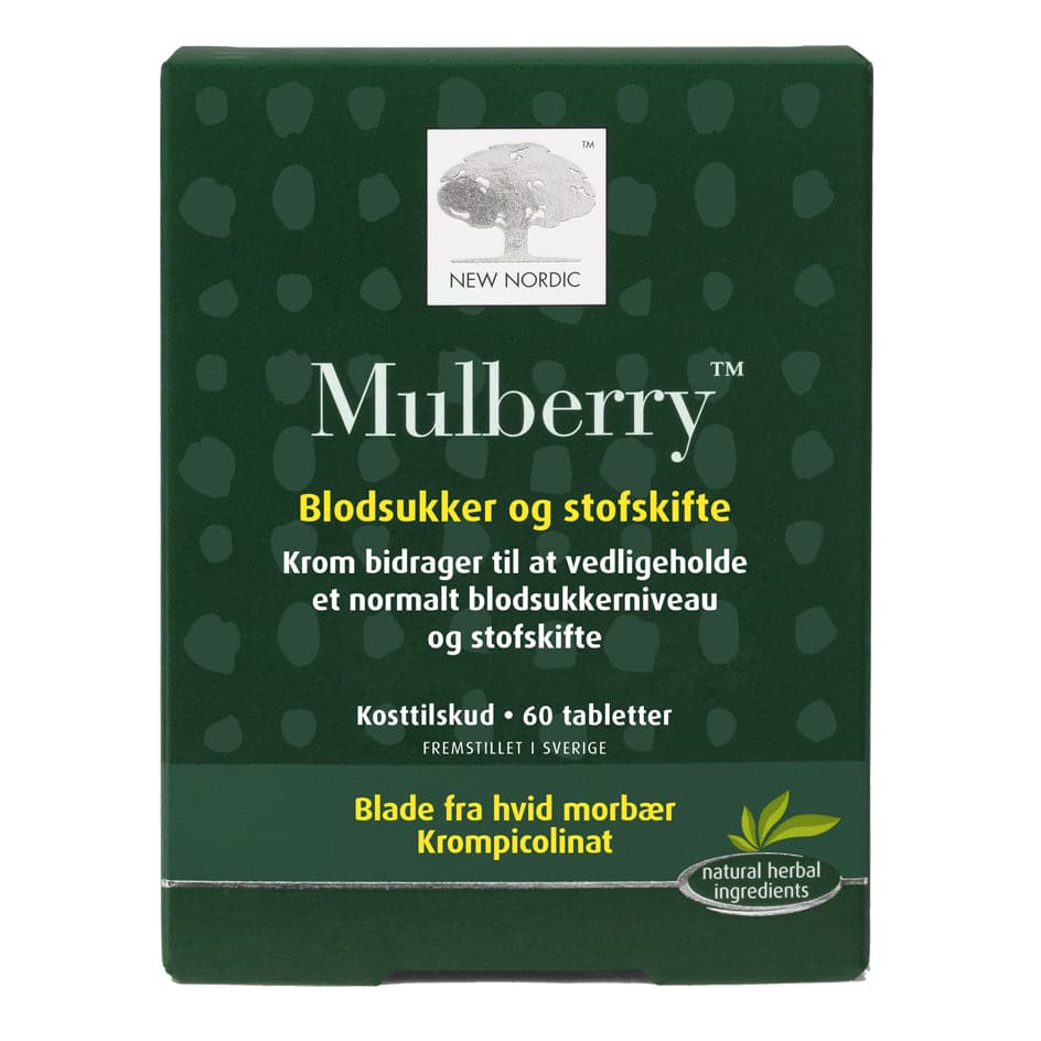 Se New Nordic Mulberry &bull; 60 tabl. DATOVARE 10/2024 ❤ Kæmpe udvalg i New Nordic ❤ Hurtig levering: 1 - 2 Hverdage samt billig fragt - Varenummer: HG-DFDSFSA og barcode / Ean: '5021807457601 på lager - Udsalg på Kosttilskud > > Spar op til 58% - Over 1334 design mærker på udsalg