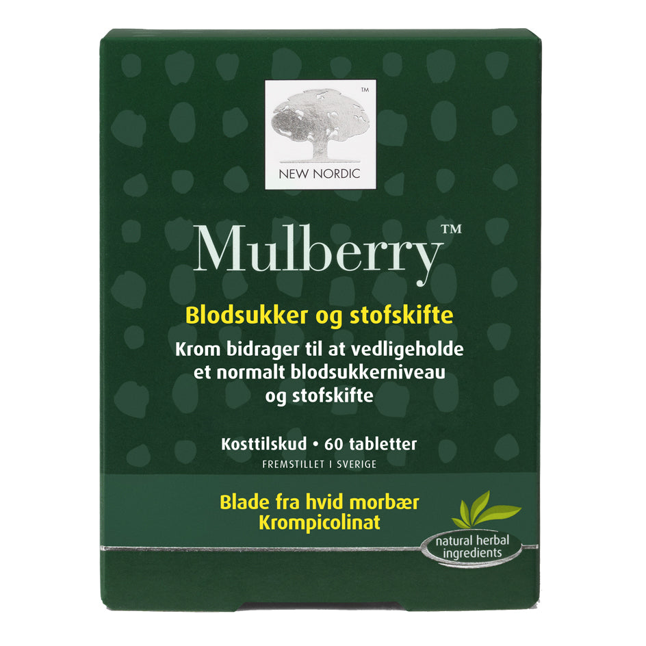 Produktbillede af New Nordic Mulberry 60 tabl. på tilbud