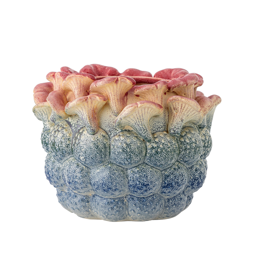 CREATIVE COLLECTION Maidan urtepotteskjuler rosa stentøj D20,5xH18