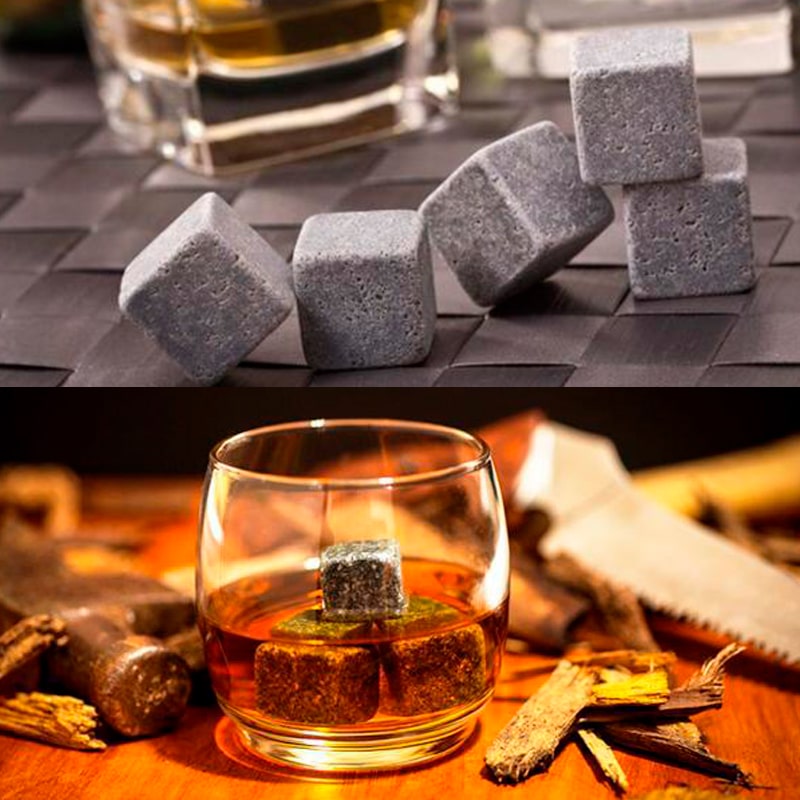 Produktbillede af Køb Whiskysten 9 stk. (isterningsten til whisky og andre drinks) på tilbud