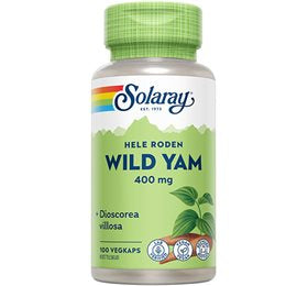 Produktbillede af Solaray Wild Yam Root 400 mg 100 kap. på tilbud