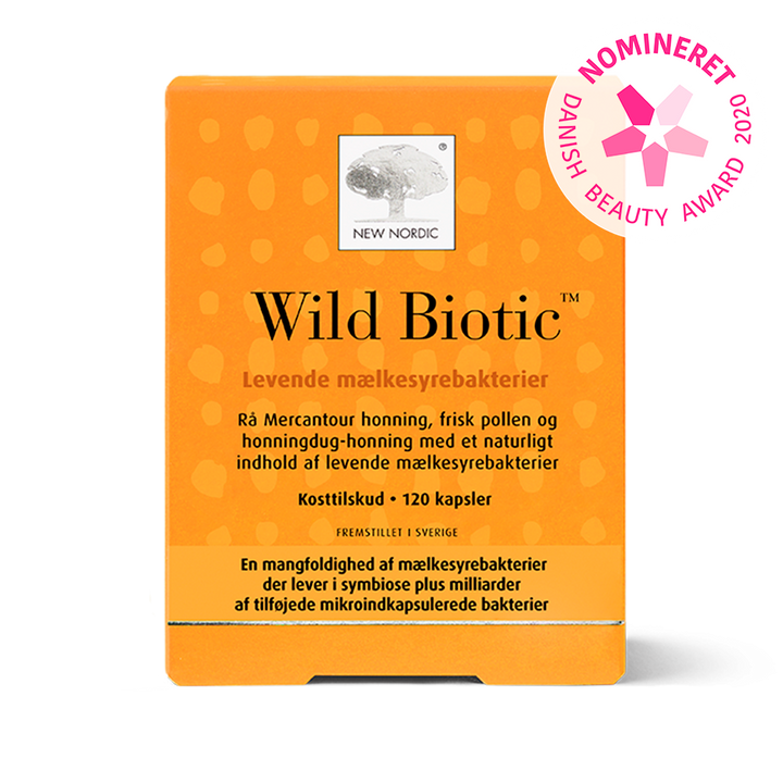Stort online udvalg i New Nordic Wild Biotic 120 kapsler ❤ New Nordic ❤ Hurtig levering: 1 - 2 Hverdage og gratis fragt v/køb over 295 kr. GLS til pakkeshop ❤ Varenummer: HG-45293 og barcode / Ean: 5021807452934 på lager - Kæmpe udvalg i New Nordic - Over 454 design brands på udsalg