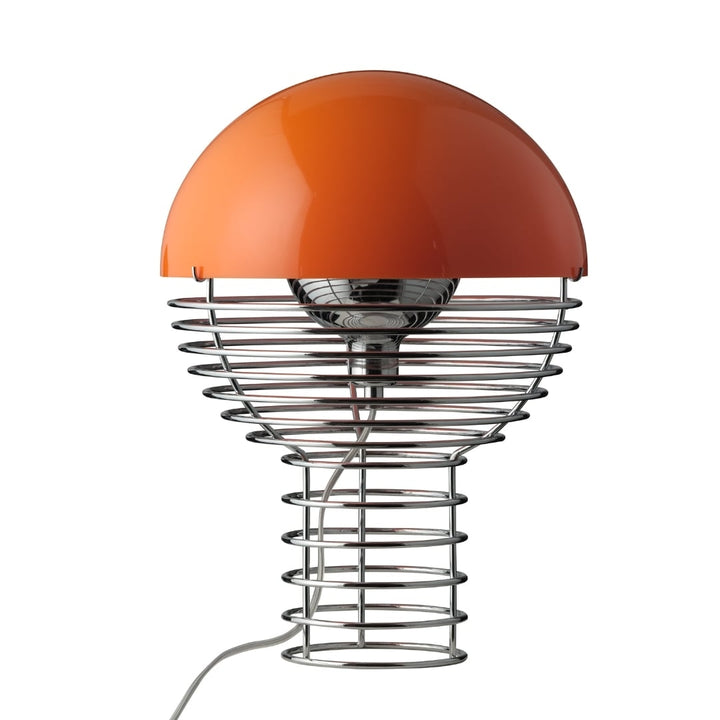 Wire Bordlampe Krom/Orange Ø30 Verpan