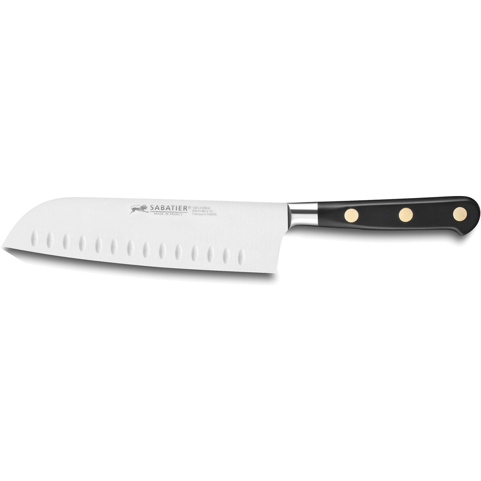 Lion sabatier Lion sabatier Ideal santoku-kniv 18 cm. – produktfoto (Santokuknive)