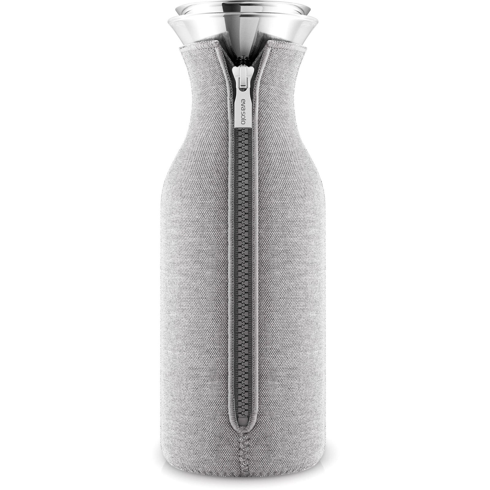 Eva solo Eva solo Køleskabskaraffel med vippelåg, woven light grey – close-up (karafel)