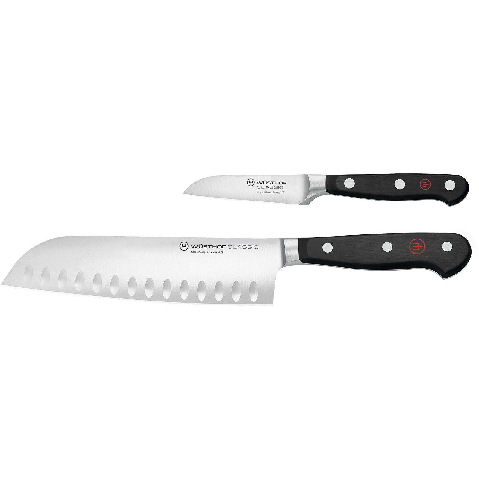 Wüsthof Wüsthof Classic knivsæt 2 dele, Santoku- og urtekniv – produktbillede (Knivsæt)