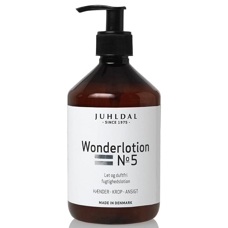 Stort online udvalg i Juhldal Wonderlotion No 5 ❤ Juhldal ❤ Hurtig levering: 1 - 2 Hverdage og gratis fragt v/køb over 295 kr. GLS til pakkeshop ❤ Varenummer: HG-0024-1 og barcode / Ean: på lager - Kæmpe udvalg i Personlig pleje - Over 454 kendte brands på udsalg
