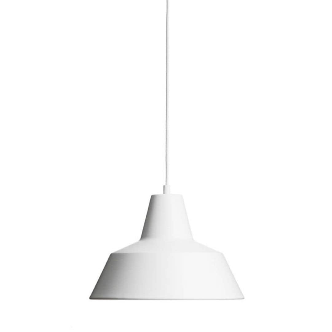 Produktbillede af Workshop W3 Pendel Mat Hvid Made by Hand i premium kvalitet