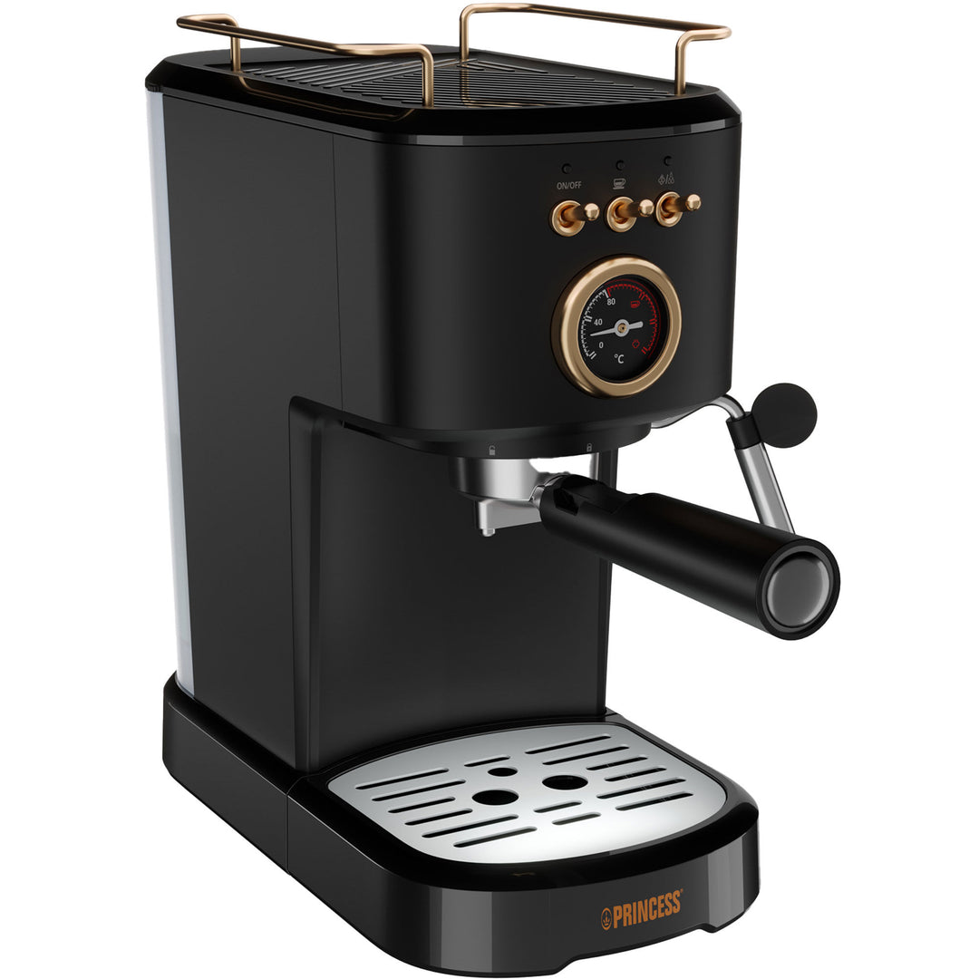Princess Princess Prinsesse Espressomaskine, rustfrit stål – produktbillede (Espressomaskiner)