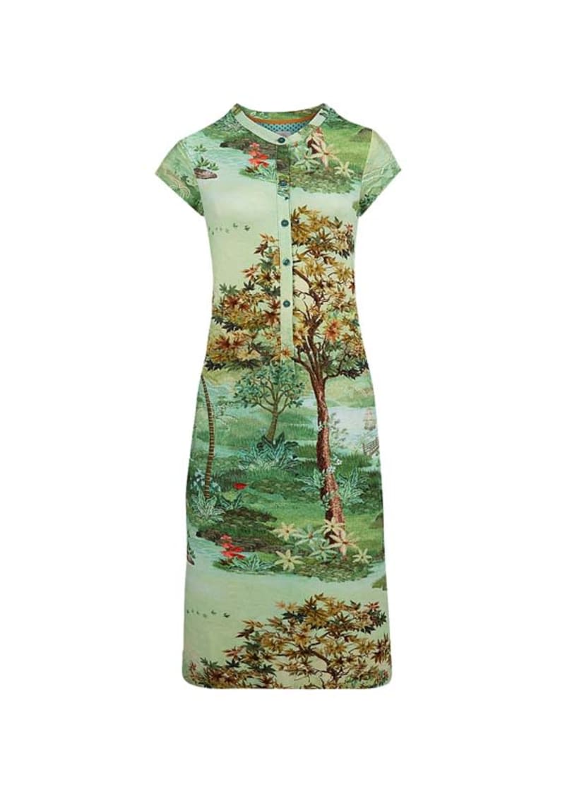 Produktbillede af XS Dalia Short Sleeve Nightdress Paradise Green på tilbud i høj kvalitet
