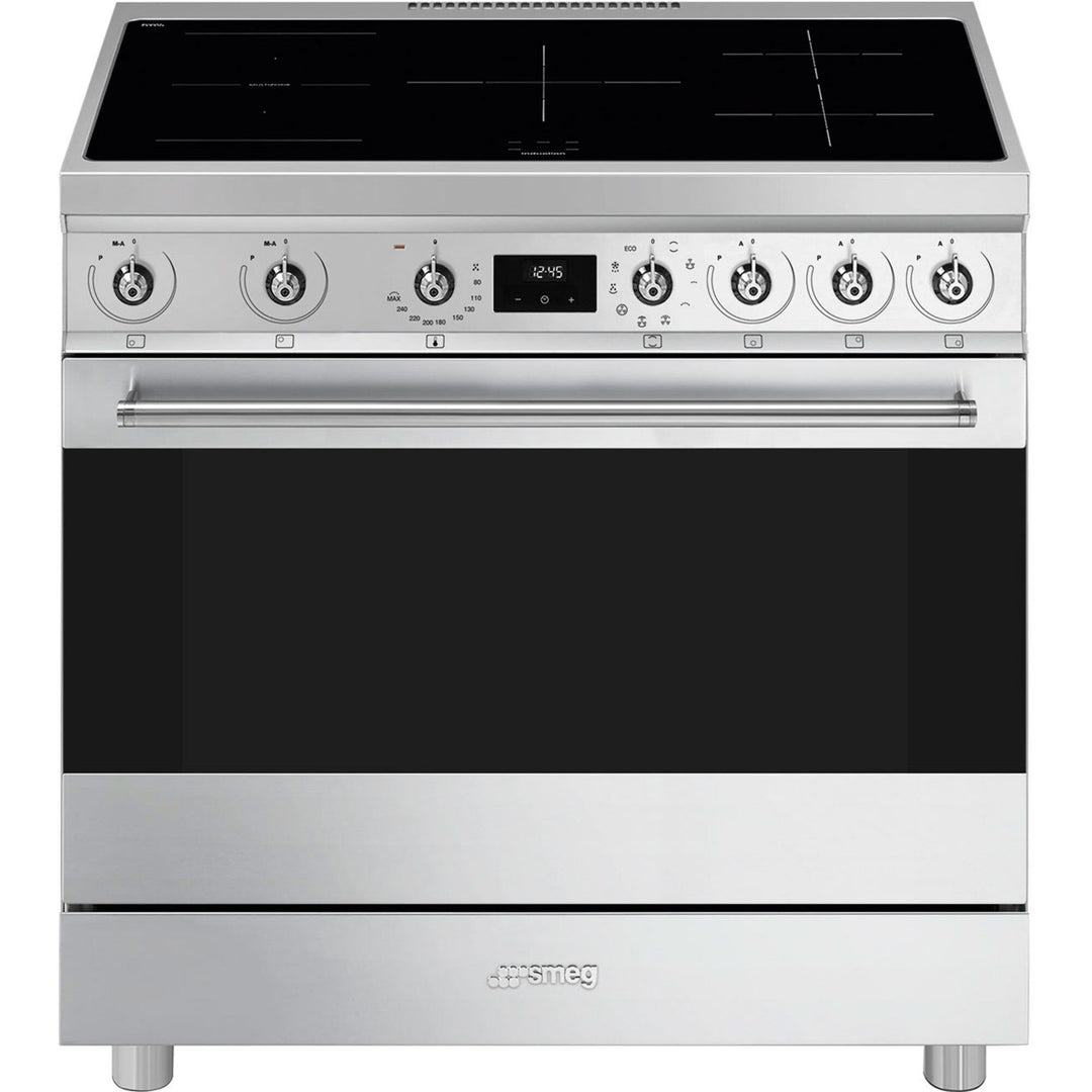 Smeg Smeg C9IMX2 Classic Induktionskomfur 90 cm, rustfrit stål – produktvisning (Komfurer)