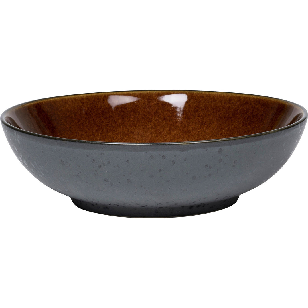 Bitz Bitz Salatskål 24 cm sort/amber – vinkelbillede (Salatskål)