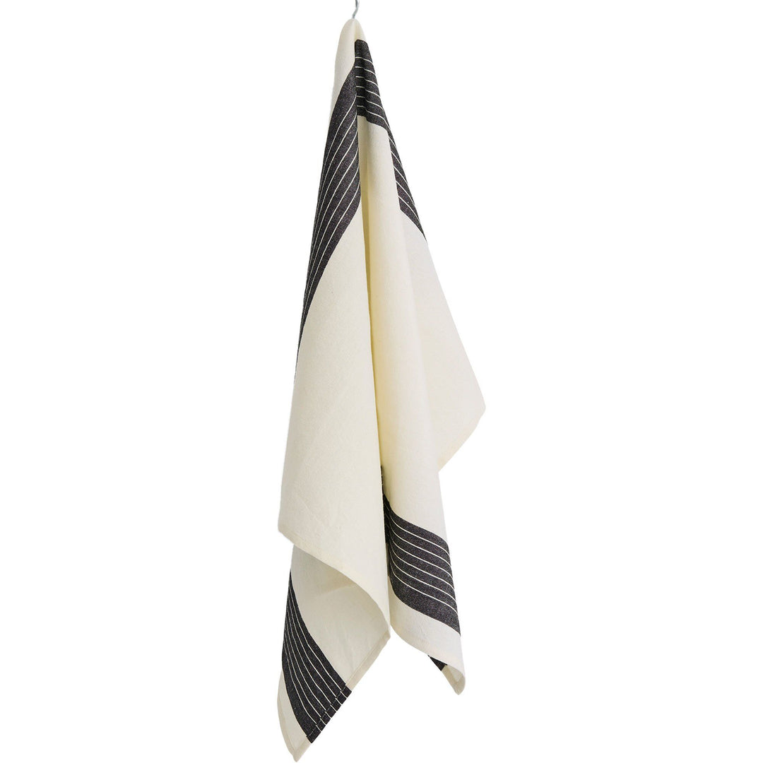 Hay Hay Linear Viskestykke, creme – vinkelbillede (Køkkenhåndklæde)