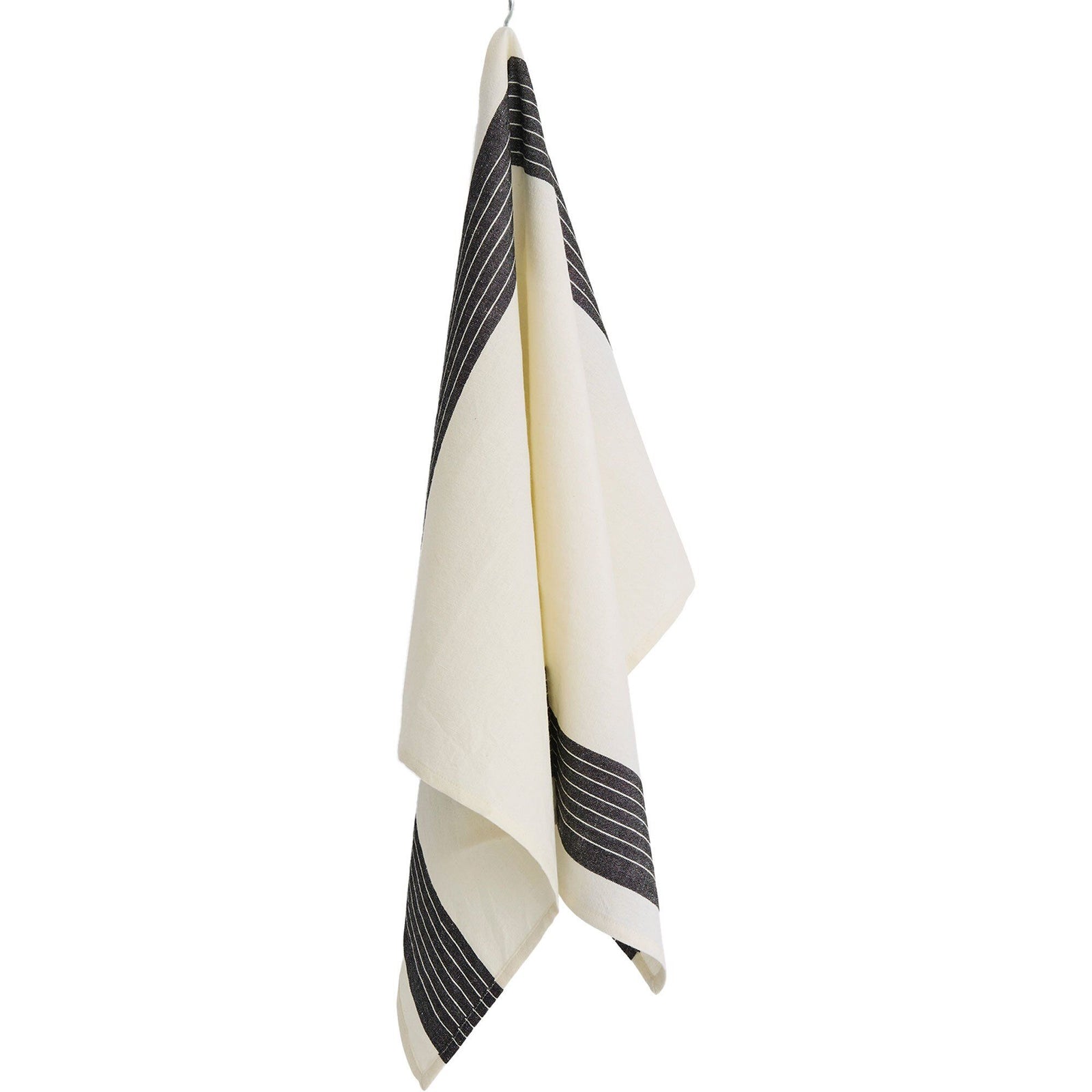 Hay Hay Linear Viskestykke, creme – vinkelbillede (Køkkenhåndklæde)