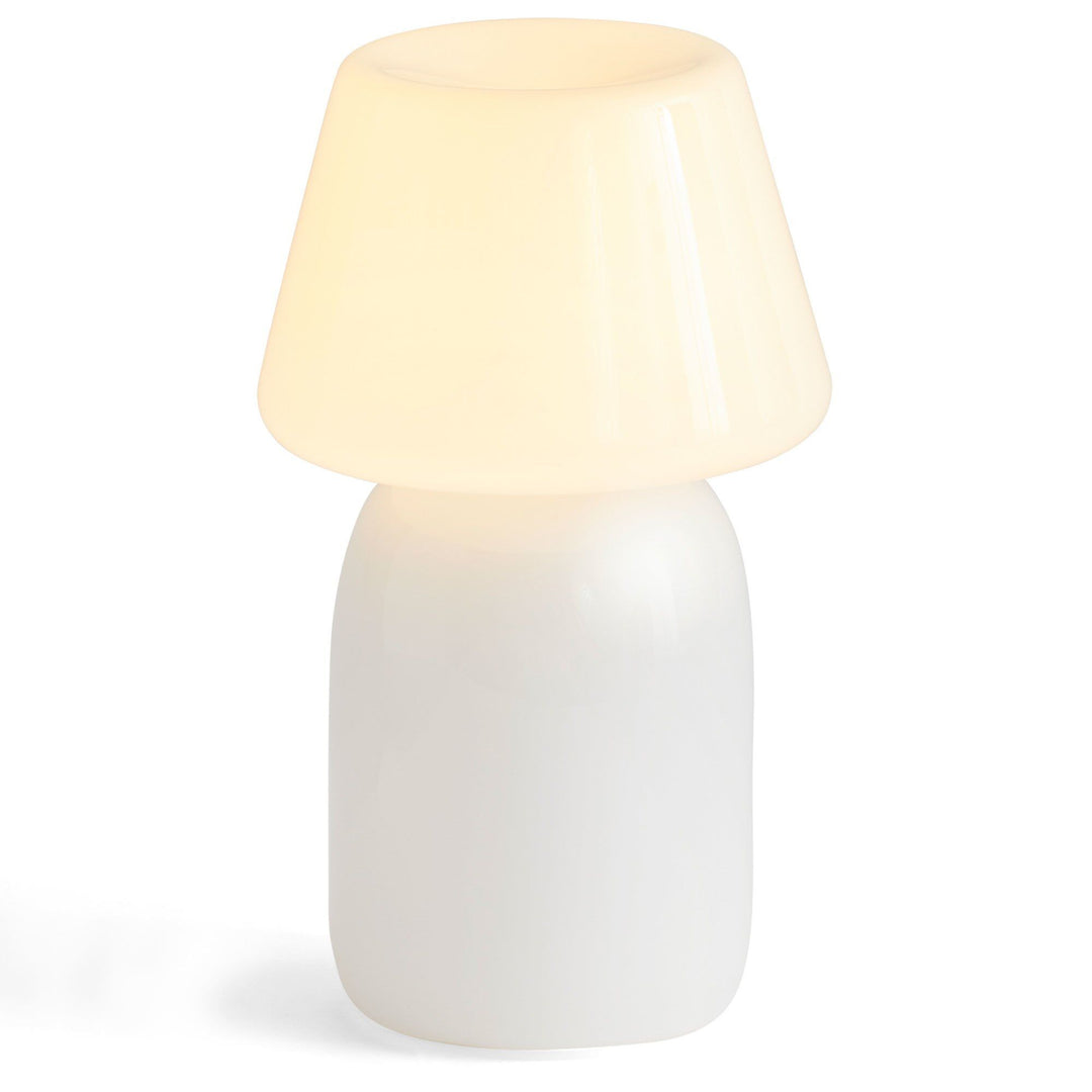 Hay Hay Apollo Portable bordlampe, white glass – frontbillede (Lampe)