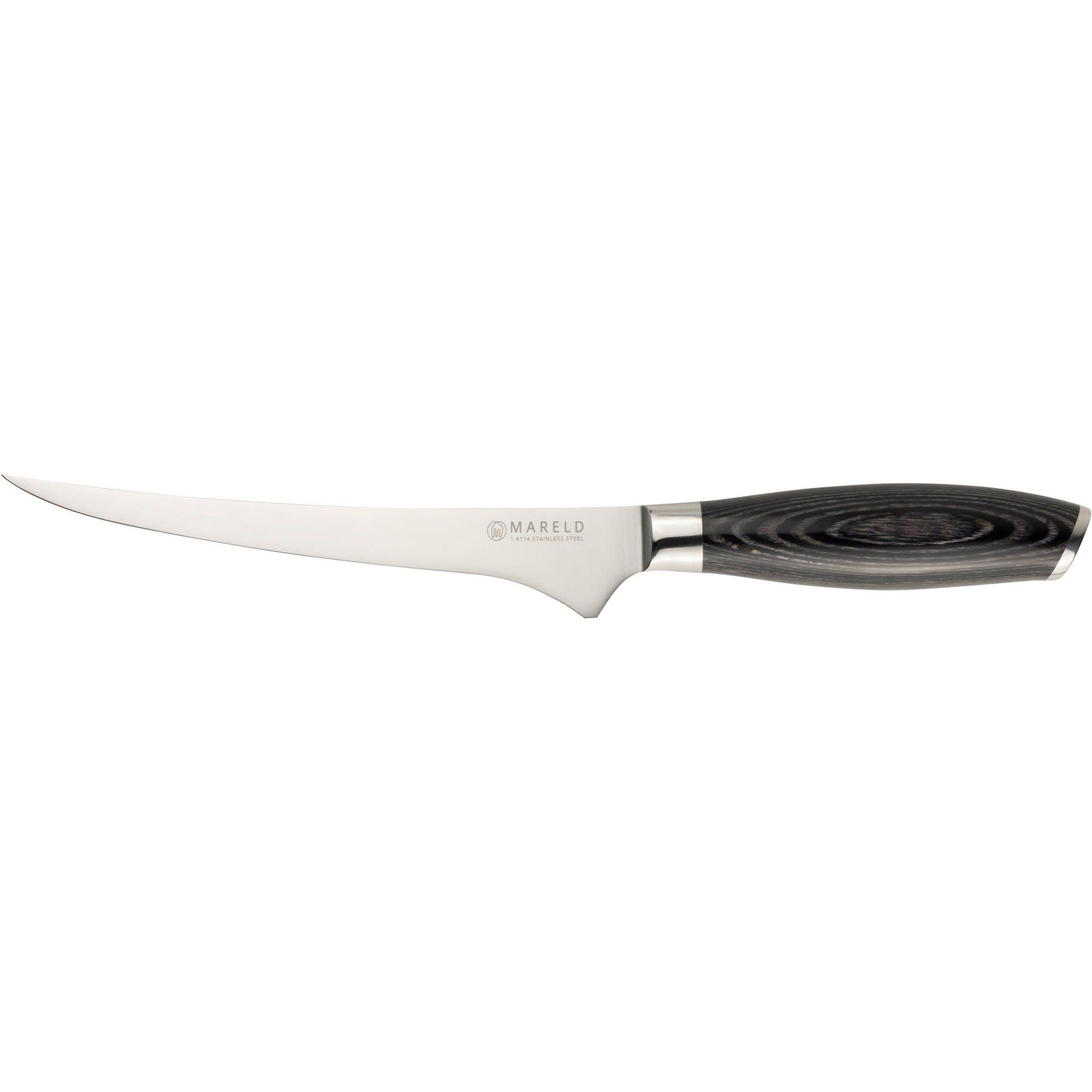 Mareld Mareld Akio fleksibel filetkniv 19 cm, black – produktvisning (Filétknive)