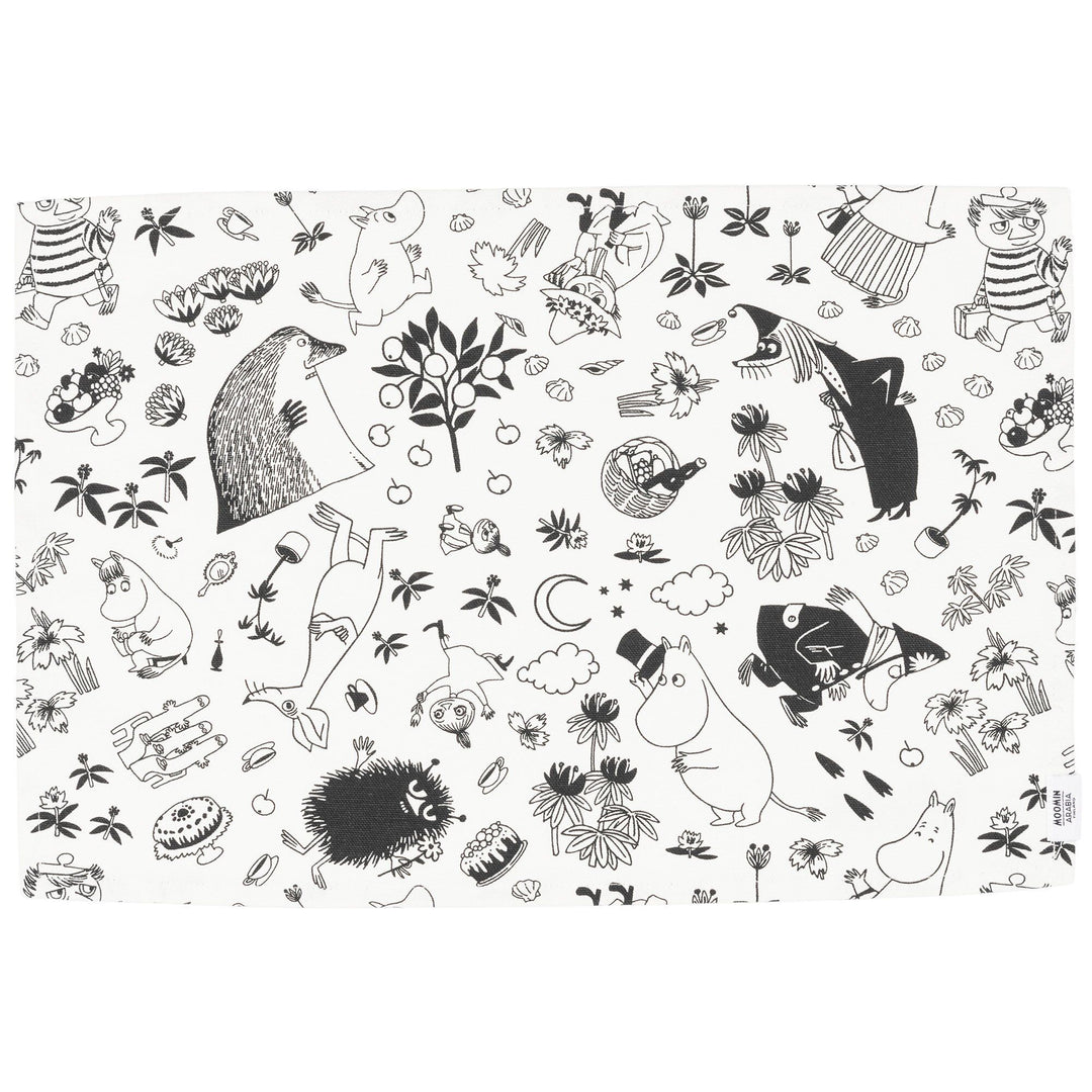 Arabia Arabia Mumin dækkeserviet 33 x 45 cm, off white – frontbillede (Bordskåner)