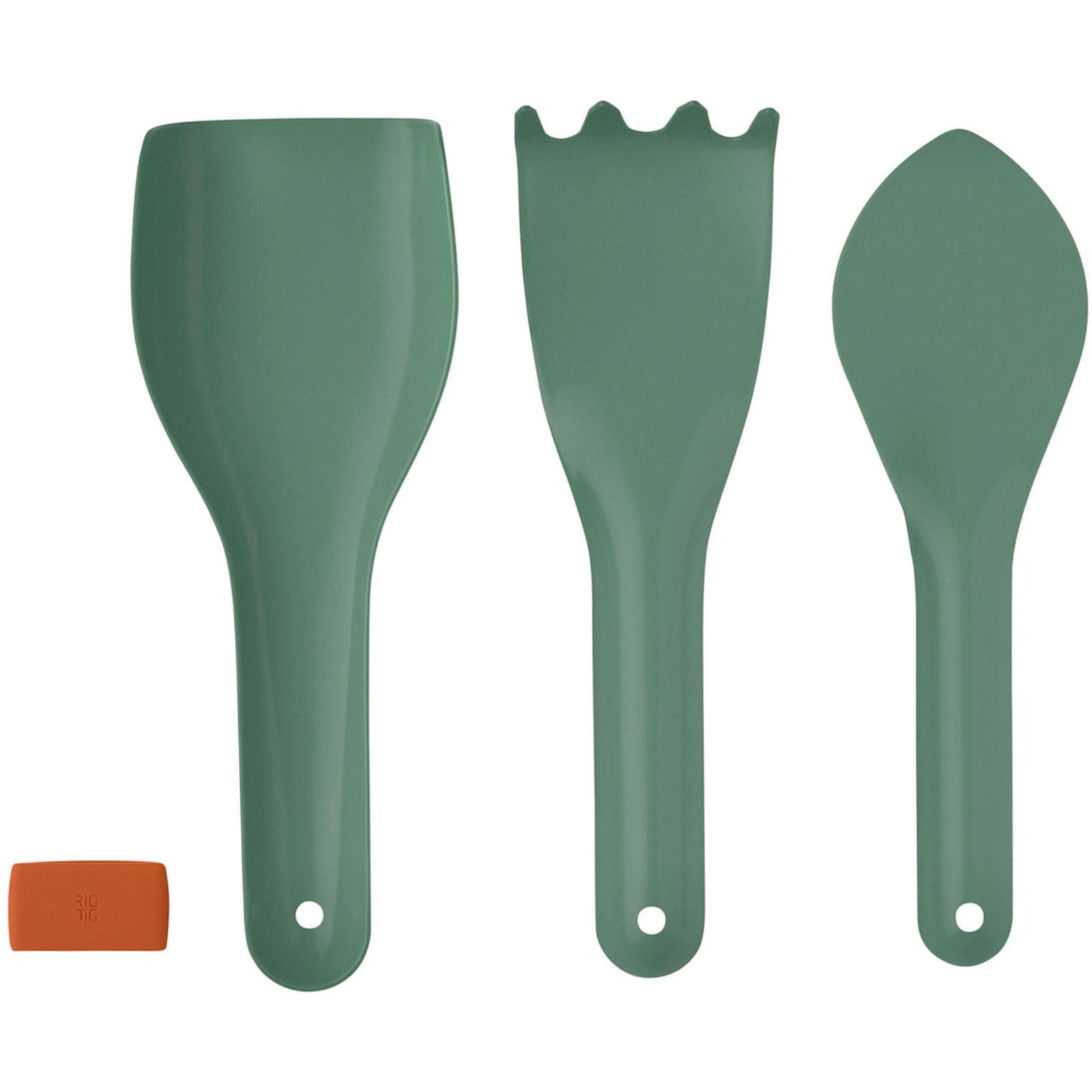 Rig-tig Rig-tig GREEN-IT Havesæt Grøn 3 dele – close-up (Have sæt)