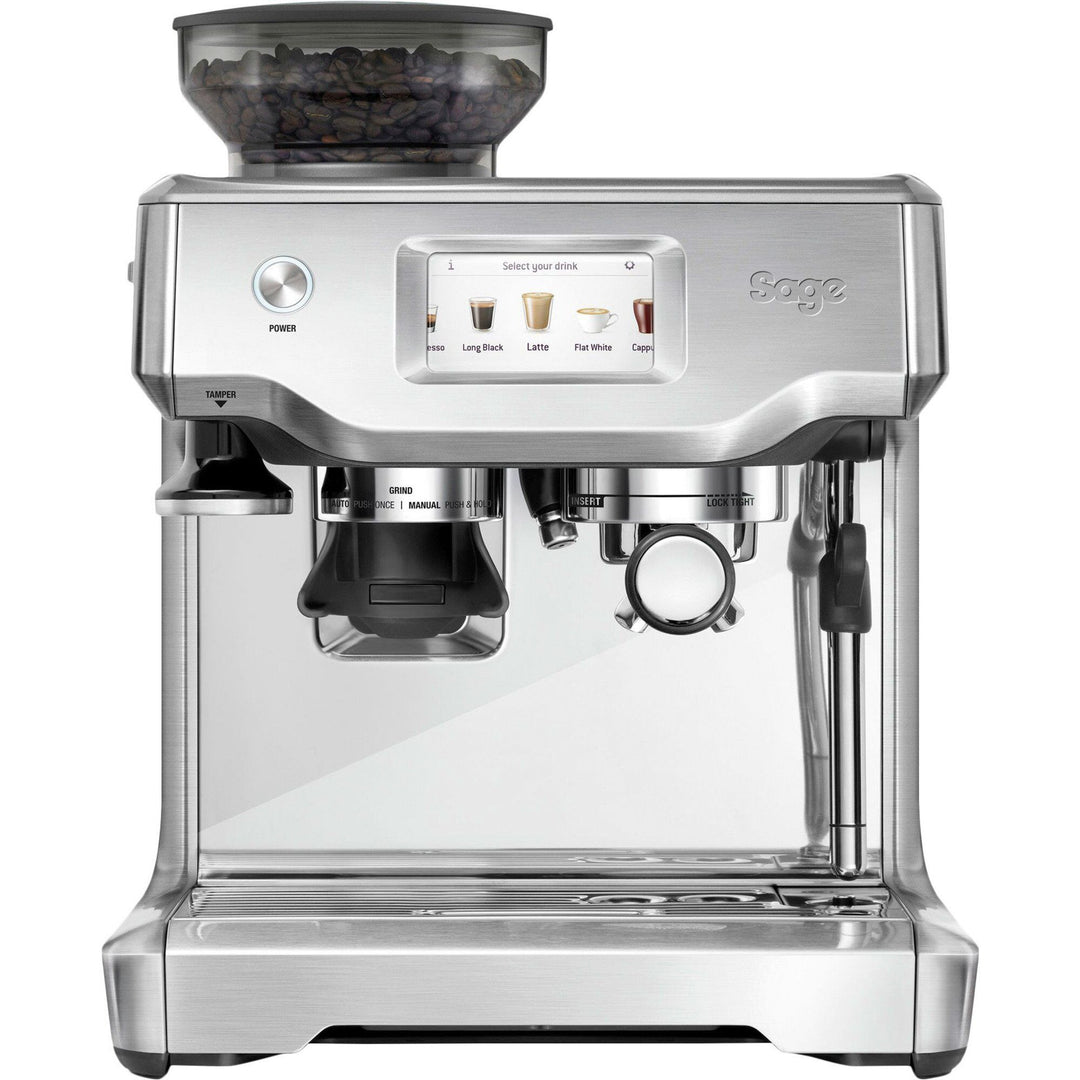 Sage Sage SES880BSS The Barista Touchâ¢ Espressomaskine, stål ❤ billede i brug i kategorien Espressomaskiner