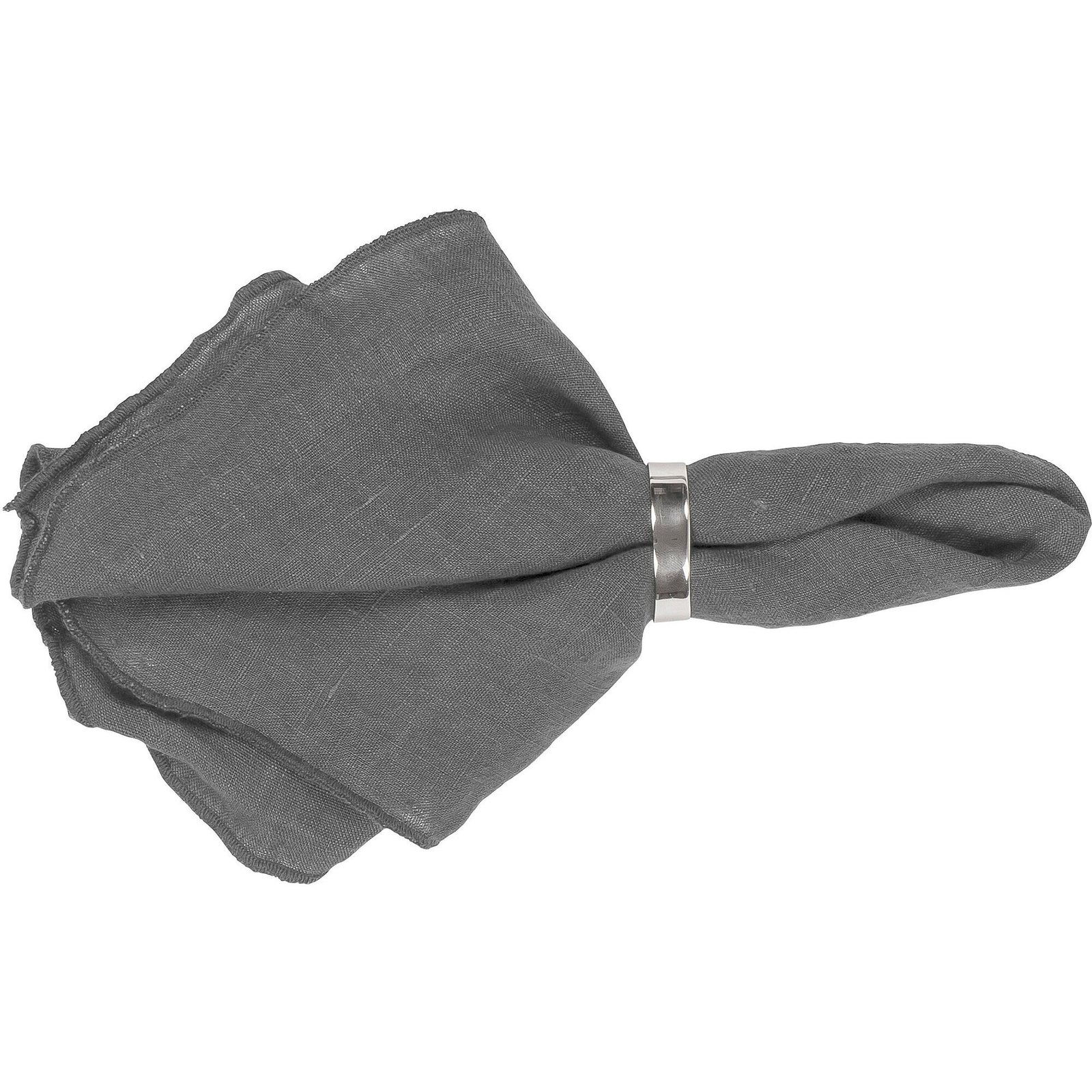Broste Broste Gracie stofserviet i Dark Shadow – frontbillede (Serviet)