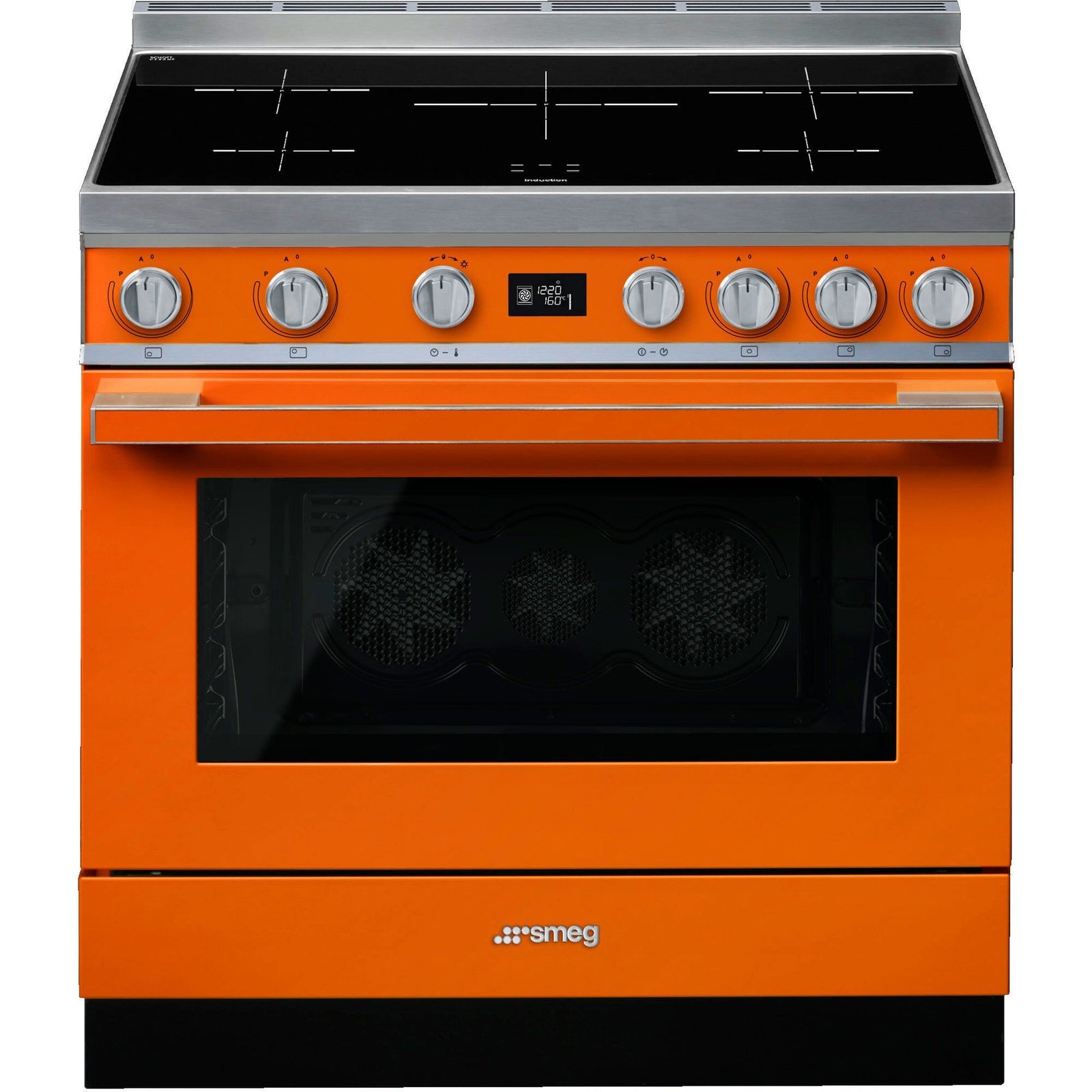 Smeg Smeg CPF9IPOR Portofino induktionskomfur, orange – produktfoto (Induktionskomfur)