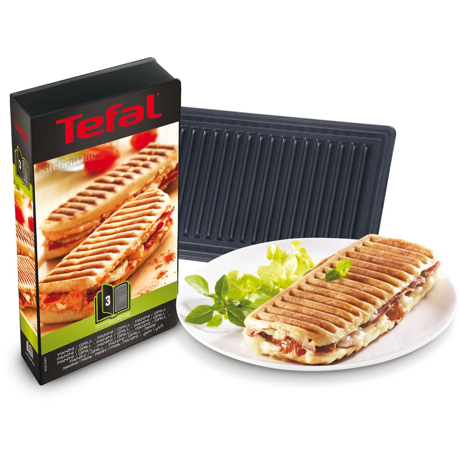 Tefal Tefal Snack Collection plader: Panini (3) – frontbillede (Tilbehør)