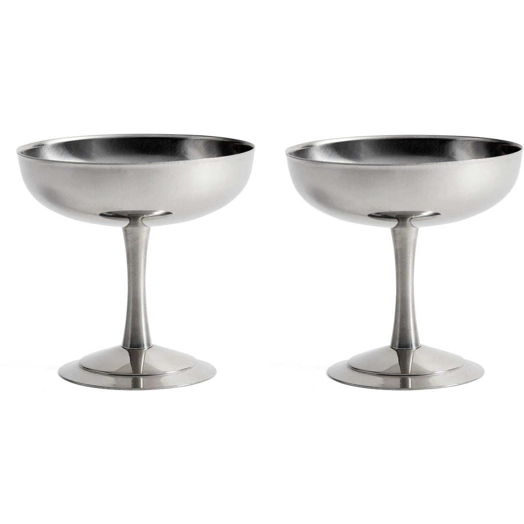 Hay Hay Italian Ice Cup isbæger, 2 stk. rustfrit stål – produktfoto (Desserttallerken)