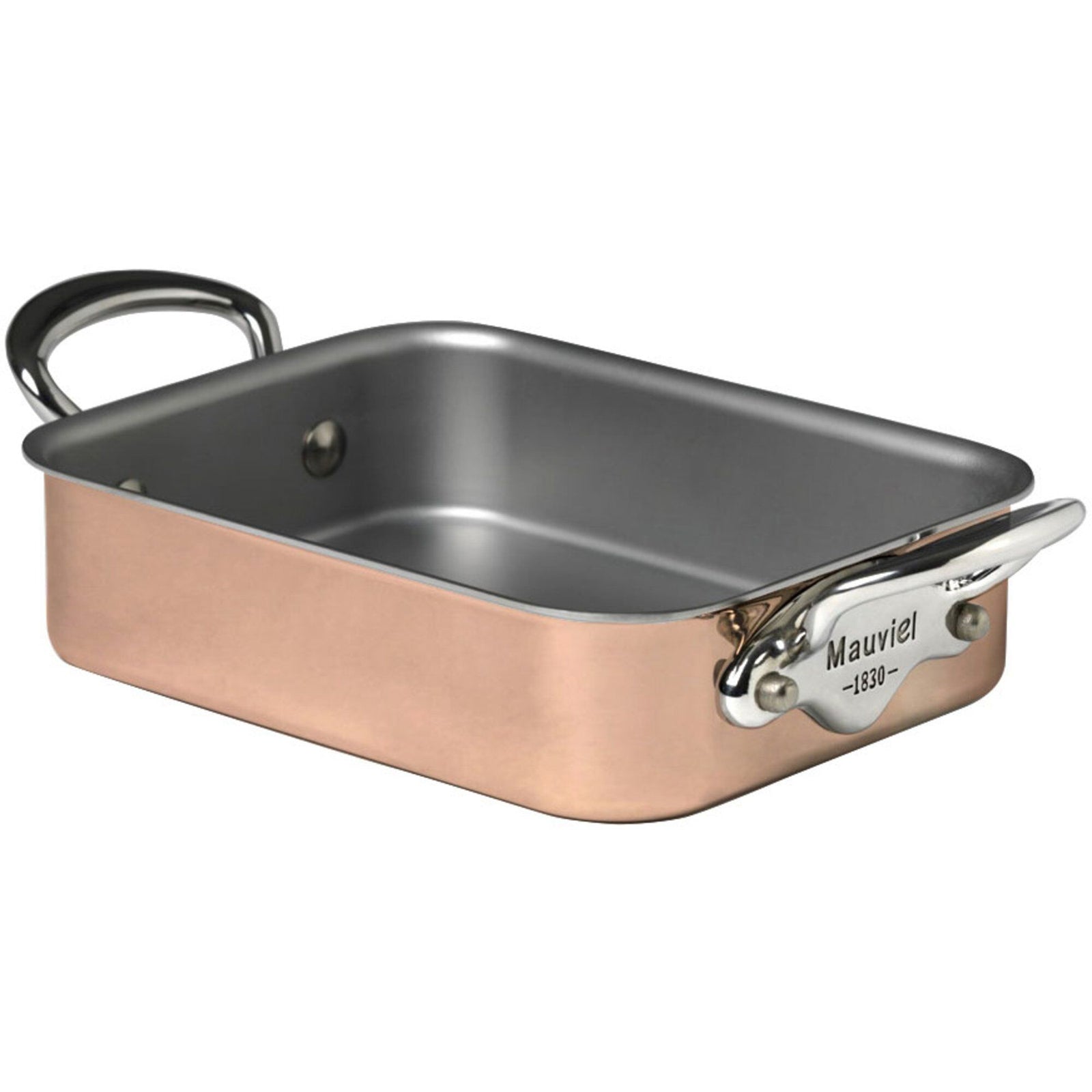 Mauviel Mauviel M 150s mini ovnfast fad, 18 x 14cm. – produktfoto (Ovnfast form)