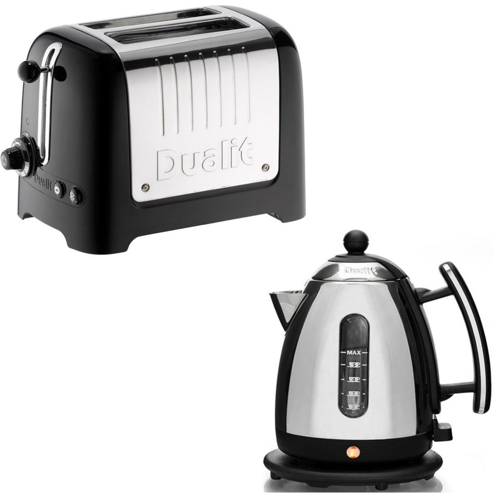 Dualit Dualit Brødrister og Elkedel 1,5 l Sort – vinkelbillede (Kittel)