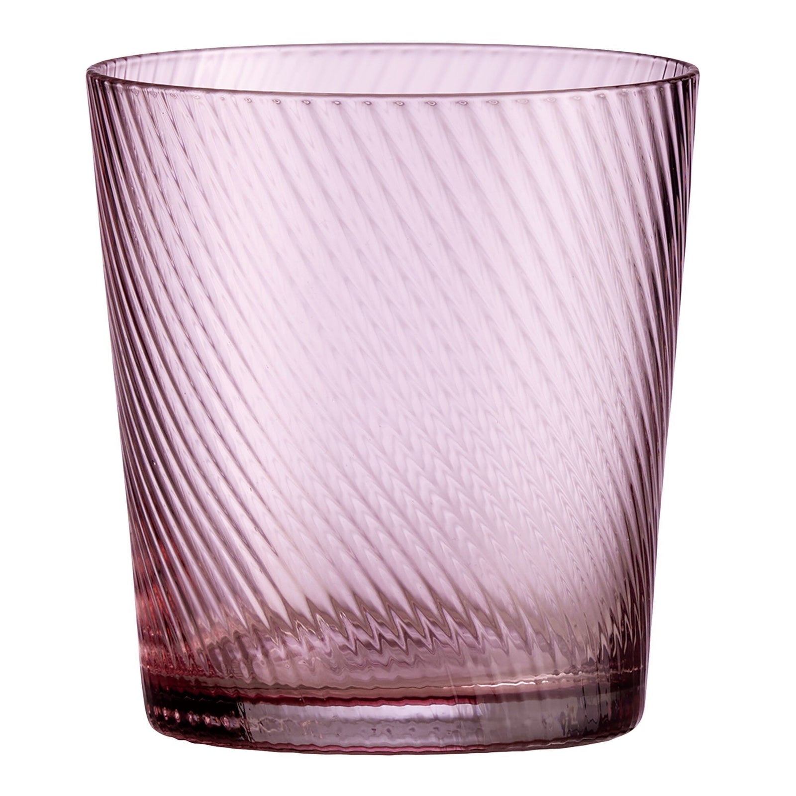 Aida Aida RAW Unique Swirl vandglas 30 cl, pink – frontbillede (Vandglas)
