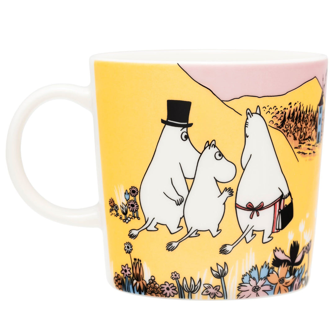 Arabia Arabia Mumi krus 30 cl, Familiehygge – frontbillede (Moomin)