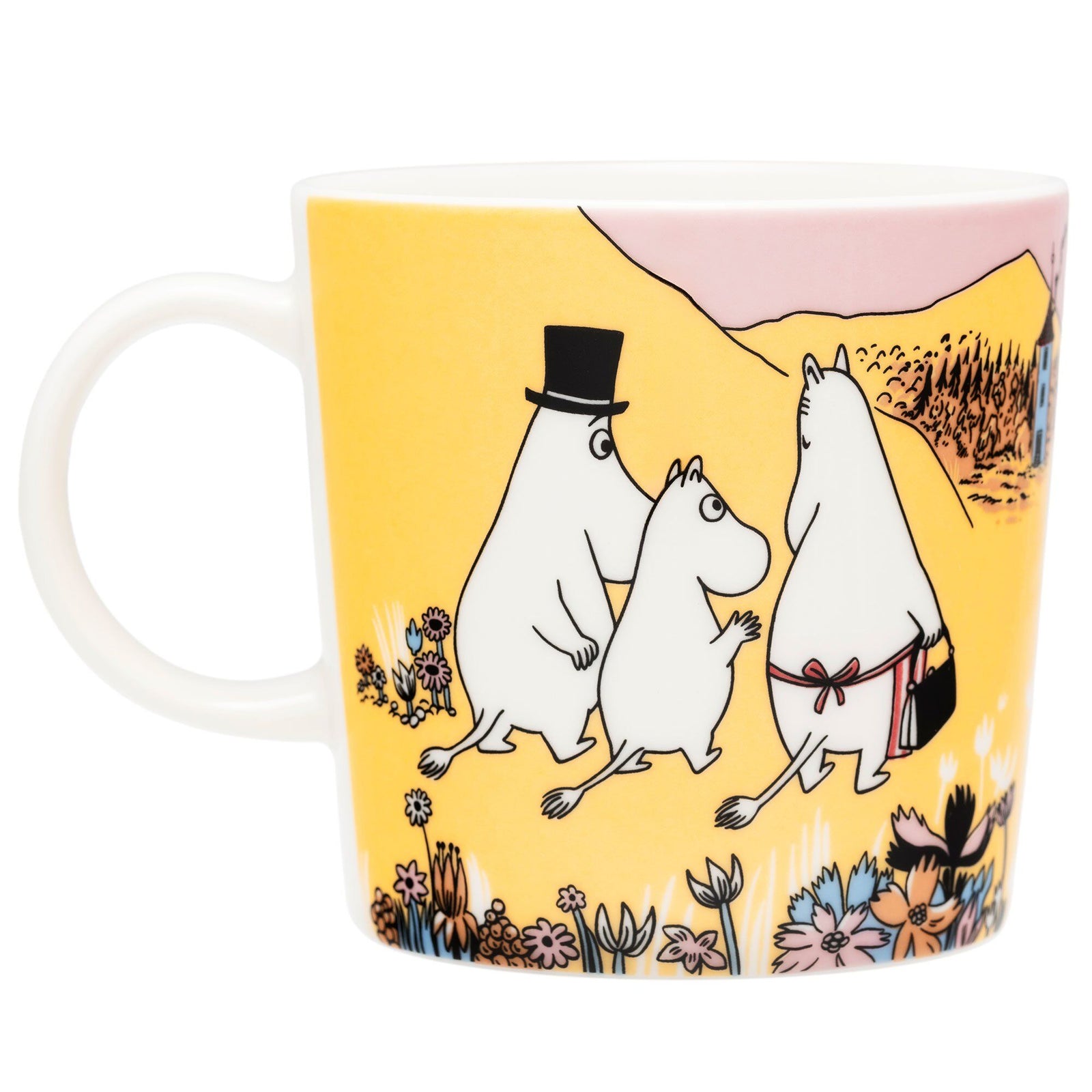 Arabia Arabia Mumi krus 30 cl, Familiehygge – frontbillede (Moomin)