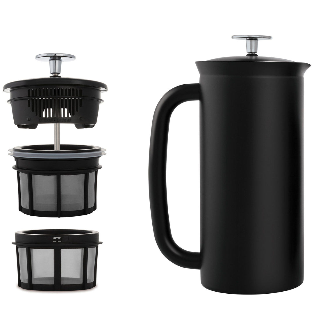 Espro Espro P7 Stempelkande Sort Stål 1 liter – vinkelbillede (Stempelkande)