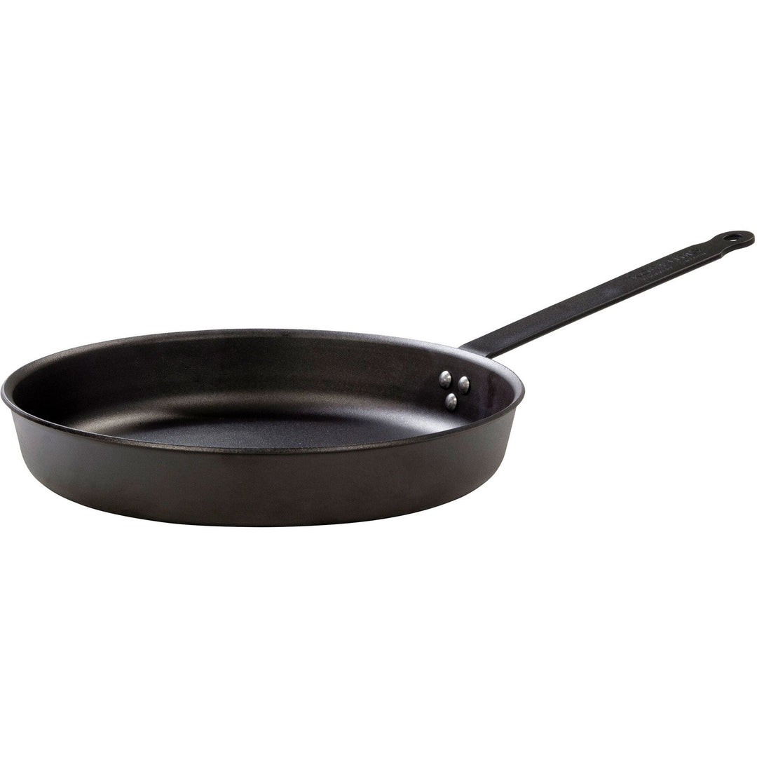 Kockums jernverk Kockums jernverk Stegepande kulstofstål, 30 cm. – frontbillede (Stegepander)
