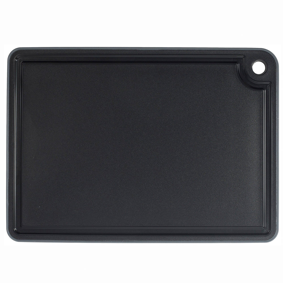 Daloplast Daloplast Skærebræt, sort/grå, 27 x 19 cm – billede i brug (Skærebræt)