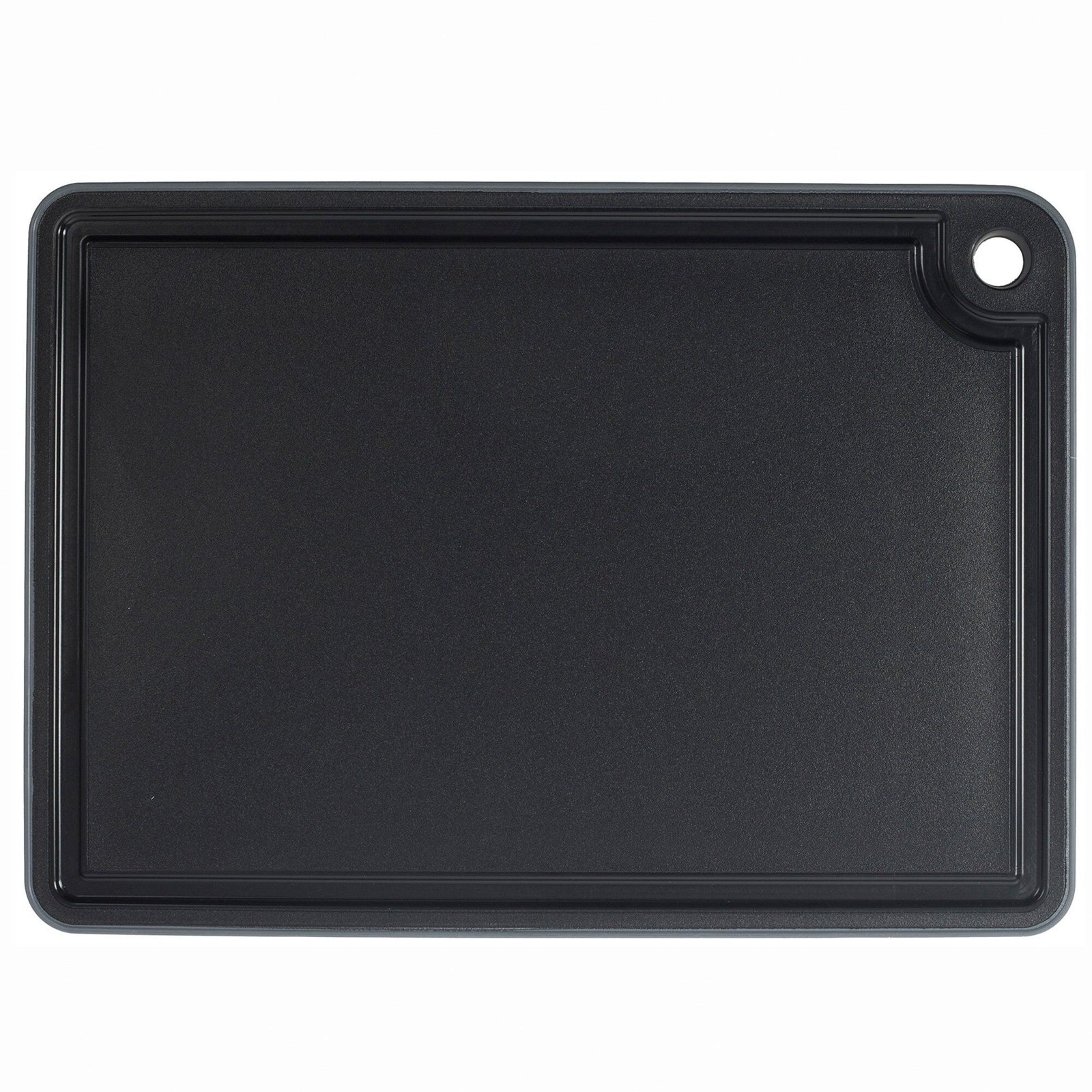 Daloplast Daloplast Skærebræt, sort/grå, 27 x 19 cm – billede i brug (Skærebræt)