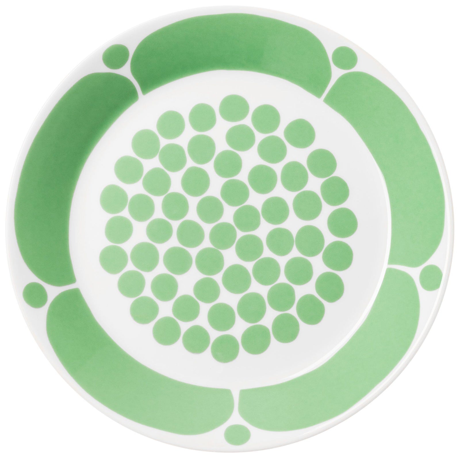 Arabia Arabia Sunnuntai Tallerken Ø21 cm, grøn – close-up (Tallerken)