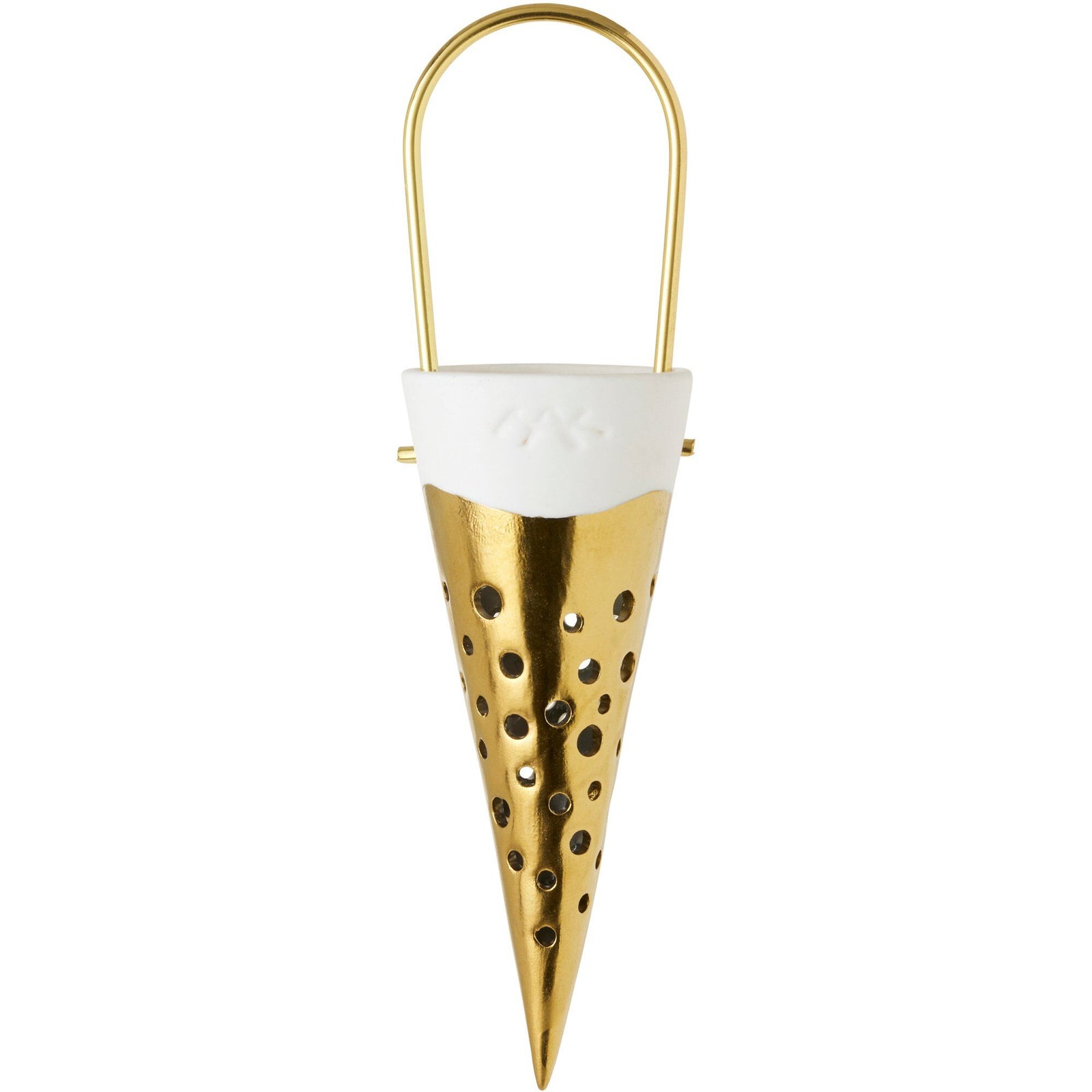 Kähler Kähler Nobili kræmmerhus, medium, Ø 4,5 cm, guld ❤ produktbillede (Lanterne)